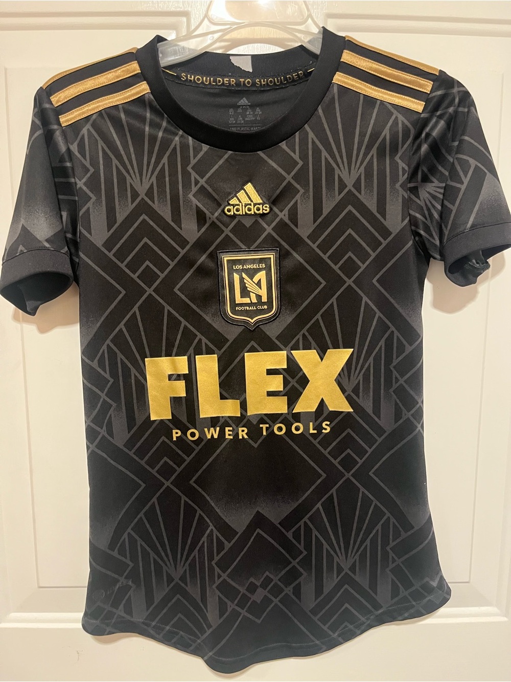 Los Angeles Football Club LAFC Adidas Jersey - Black - FLEX Power Tools - Sz 2XS